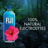 FIJI Natural Artesian Bottled Water 1 Liter / 33.8 fl oz (Pack of 6) -100% Natural Electrolytes