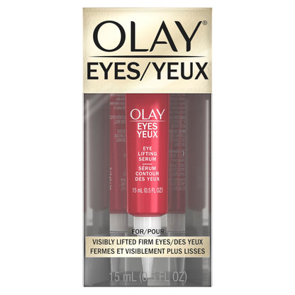 Olay Eye Lifting Serum for Firming & Hydrating, Fragrance-Free, 0.5 fl oz