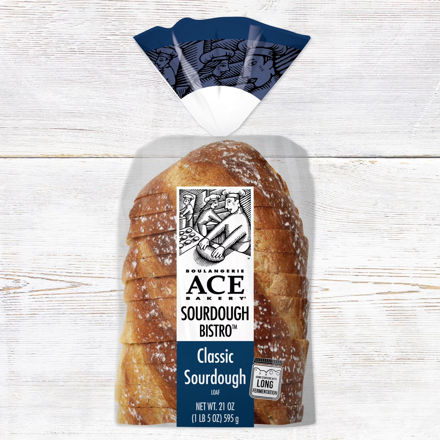ACE Bakery Pre-Sliced Sourdough Bread Loaf, 21oz