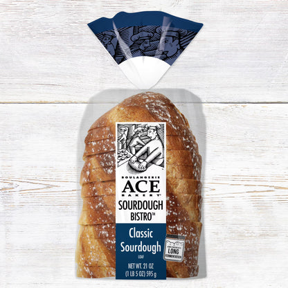 ACE Bakery Pre-Sliced Sourdough Bread Loaf, 21oz