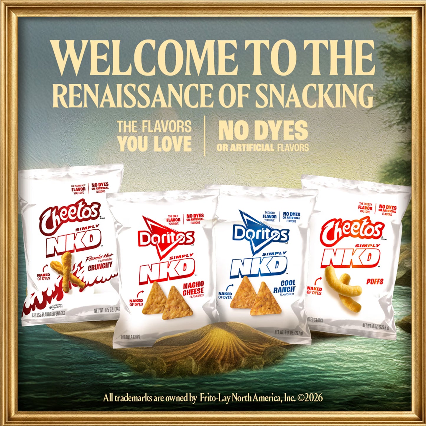Doritos Simply NKD No Dyes No Artificial Flavors Nacho Cheese Tortilla Chips Bag, 9.25 oz