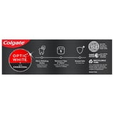 Colgate Optic White with Charcoal Teeth Whitening Toothpaste, Anticavity Toothpaste with Fluoride, Cool Mint Flavor, 3.8 oz
