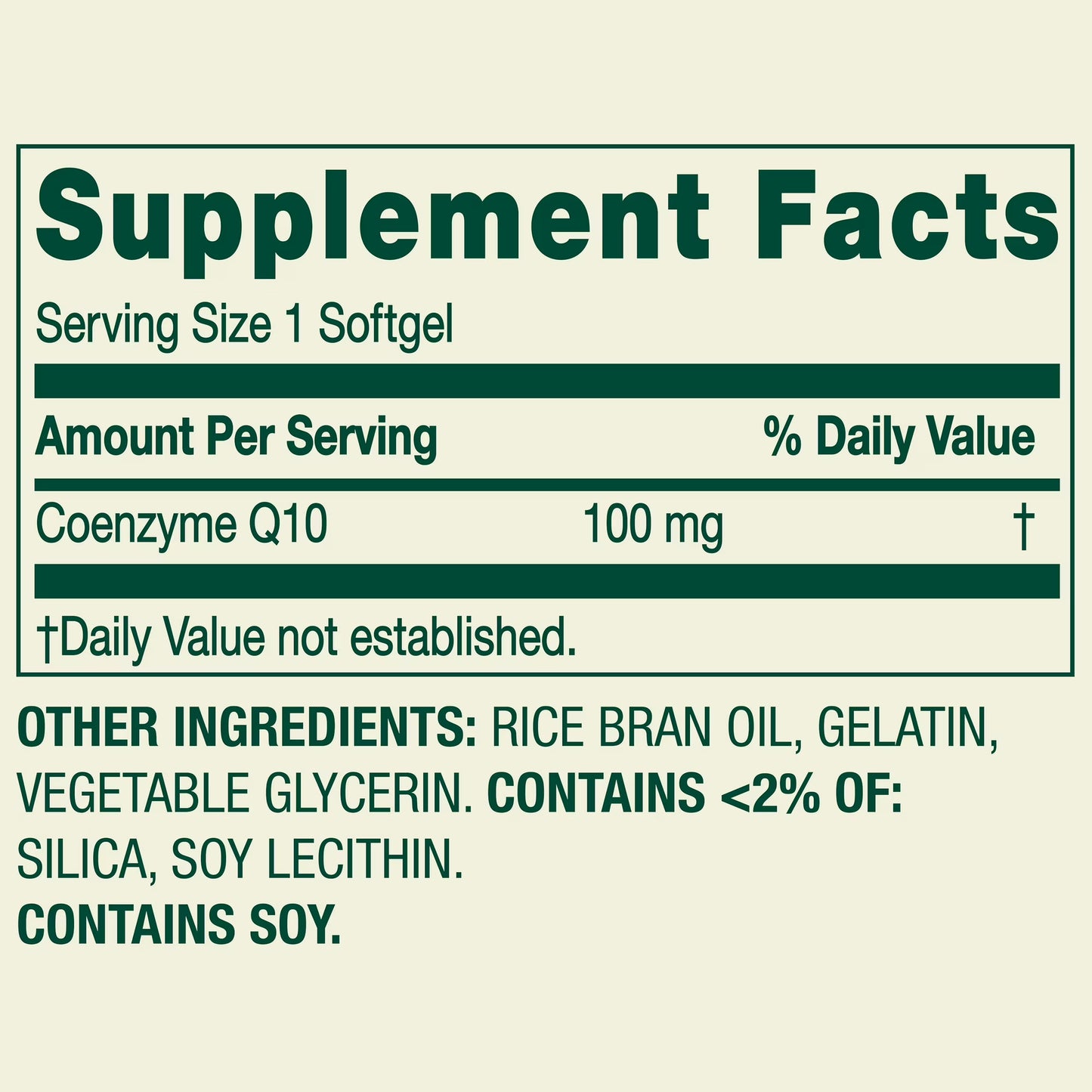 Spring Valley Rapid-Release CoQ10 Heart Health Dietary Supplement Softgels, 100 mg, 120 Count