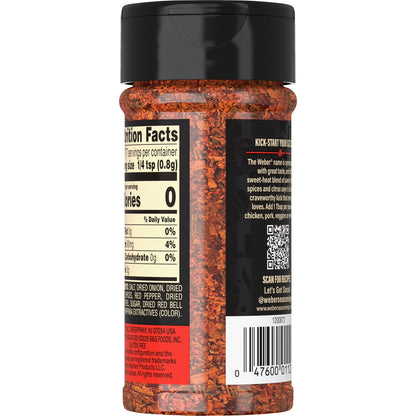 Weber Kick'n Chicken Seasoning, Gluten Free, 5 oz