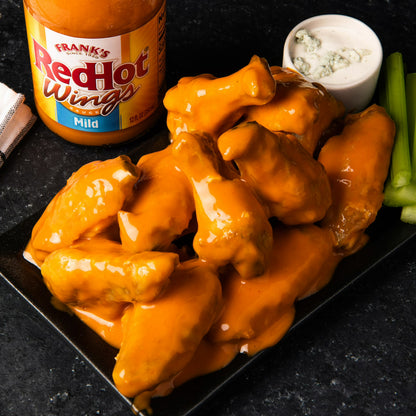 Frank's RedHot Kosher Mild Wings Hot Sauce, 12.0 fl oz Bottle