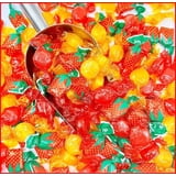 Hard Candy Assortment, Old Fashioned Mix - Butterscotch, Strawberry Filled Bon Bons, Cinnamon Discs - 1 Pound Bulk Hard Candy Individually Wrapped - Assorted Holiday Candy