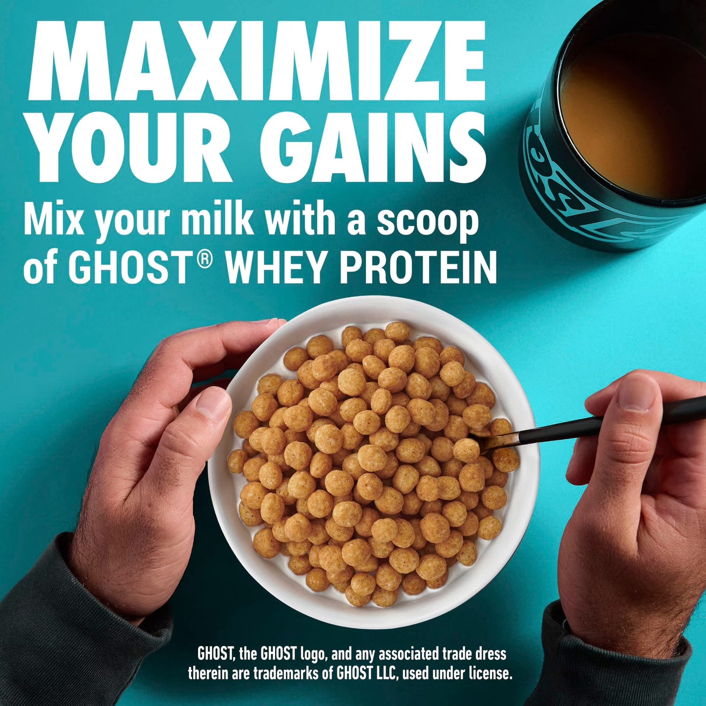 GHOST PROTEIN CEREAL, PEANUT BUTTER Flavor, 18G Protein, 10.8 oz