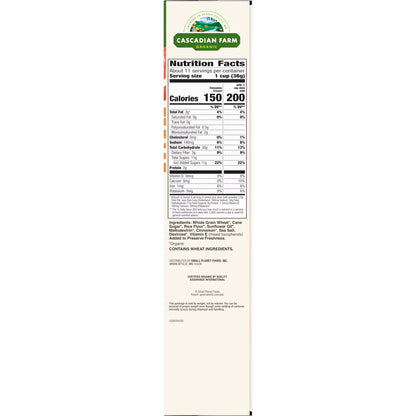 Cascadian Farm Organic Cinnamon Crunch Cereal, Family Size, 14.5 oz