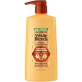 Garnier Whole Blends Honey Treasures Repairing Shampoo, Conditioner, & Leave-in Serum Set for Dry, Damaged Hair, 28 fl oz