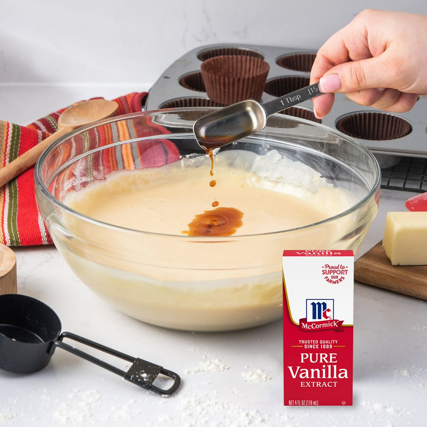 McCormick All Natural Pure Vanilla Extract, 4.0 fl oz Box