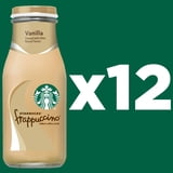 Starbucks Frappuccino Vanilla Iced Coffee Drink, 9.5 fl oz 12 Pack Bottles
