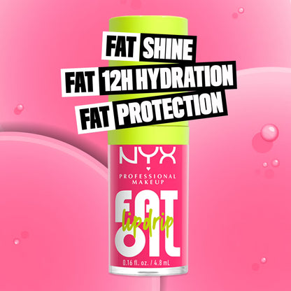 NYX Professional Makeup Fat Oil Lip Drip Hydrating Lip Gloss with Oil Blend, Missed Call, 0.16 fl oz