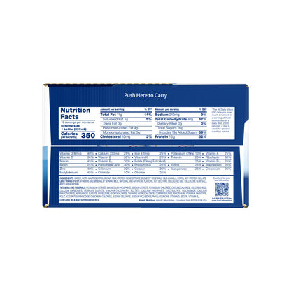 Ensure Plus Meal Replacement Nutrition Shake, Vanilla, 16g Protein, 8 fl oz - 16 Pack