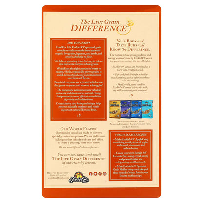 Food For Life Baking Co. Cereal Organic Ezekiel 4 Sprouted Whole Grain Original, 16 oz