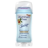 Secret Aluminum Free Women's Deodorant Solid, White Peach, 2.4 oz