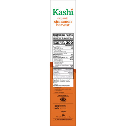 Kashi Cinnamon Harvest Breakfast Cereal Box, 18 oz