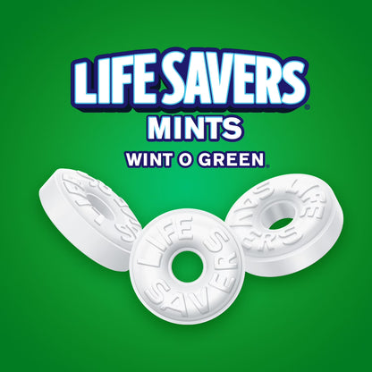 Life Savers Wint-O-Green Breath Mints Hard Candy - 6.25 oz Bag