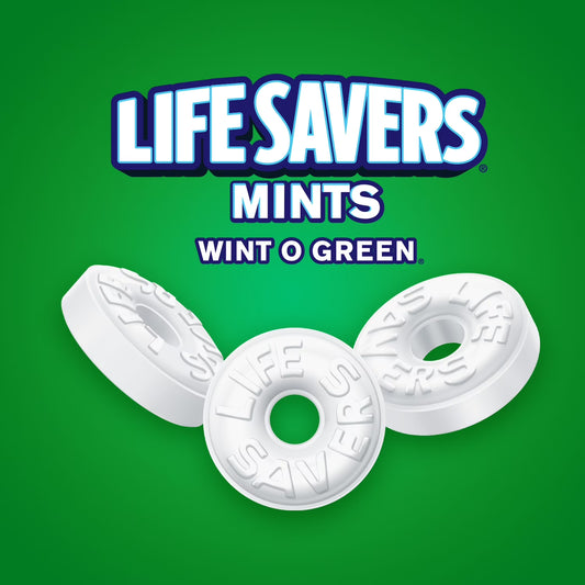 Life Savers Wint-O-Green Breath Mints Hard Candy - 6.25 oz Bag