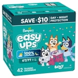 Pampers Easy Ups Bluey Potty Training Pants Size 6T7T, 42 Count (Select for More Options)