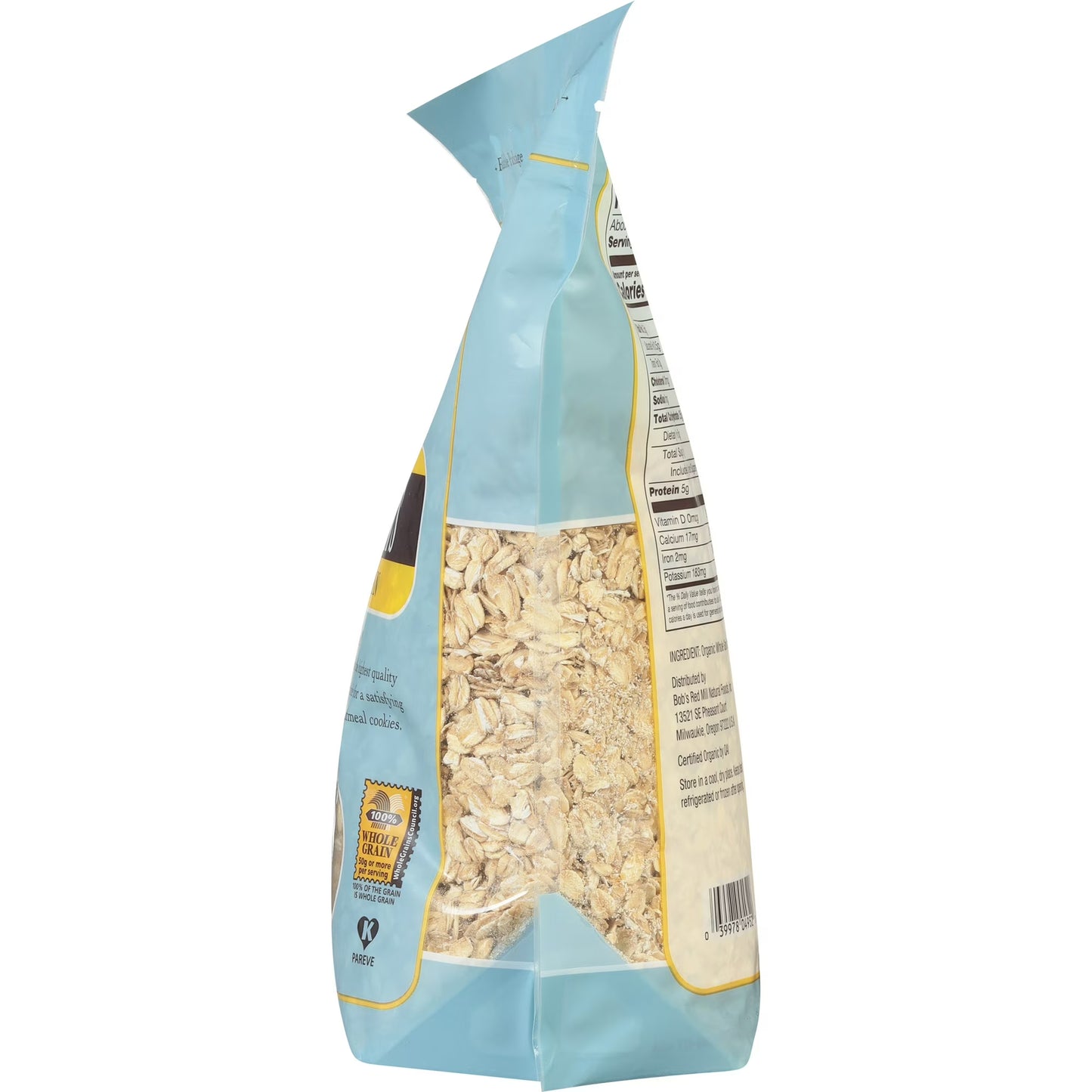 Bob's Red Mill Non-GMO Organic Old Fashioned Rolled Oats 32 oz Bag