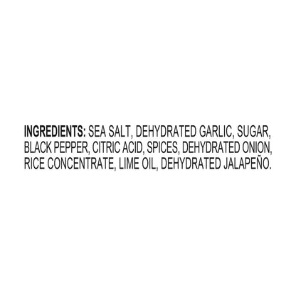 Spanglish Asadero Garlic & Lime Seasoning Blend with Chopped Garlic, Sea Salt, and Real Lime, 6.4 oz