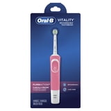 Oral-B Toothbrush, Vitality Flossaction Rechargeable Electric Toothbrush, Pink, Adults & Children 3+