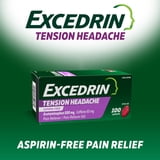 Excedrin Tension Headache Relief Caplets, Acetaminophen 500Mg, Caffeine 65Mg, Pain Reliever, Aspirin-Free, 100 Count