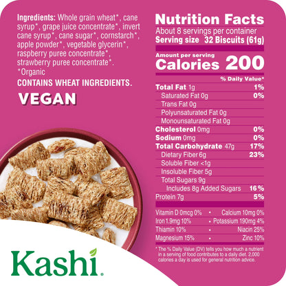 Kashi Berry Fruitful Breakfast Cereal Box, 17.2 oz