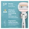 Venus Moistureglide Women's Razor Handle, 2 Blade Refills + Shower Holder