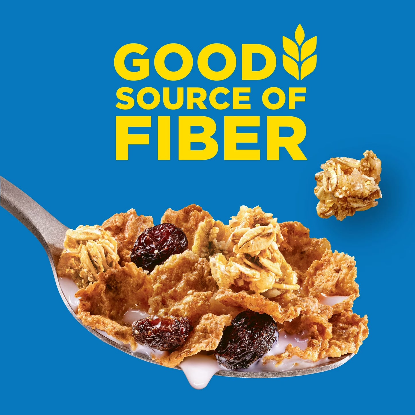 Kellogg's Raisin Bran Crunch Breakfast Cereal, Good Source of Fiber, Mega Size, 26.7 oz