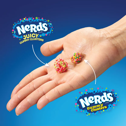 NERDS Juicy Gummy Clusters, Strawberry Punch, Juicy and Gummy Candy, for Snacking and Sharing, 7.15 oz Stand Up Bag