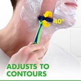 Gillette Sensor 3 Sensitive Men 3 Blade Disposable Razor,4 count