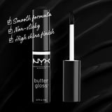 NYX Professional Makeup Butter Gloss Non-Sticky Lip Gloss, Licorice, 0.27 fl oz