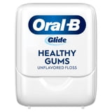 (2 pack) Oral-B Floss, Glide Healthy Gums Unflavored Dental Floss, Smooth, Strong, Shred Resistant 50m