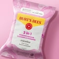 Burt's Bees Micellar Facial Towelettes With Rose Water, 30 ct. Package