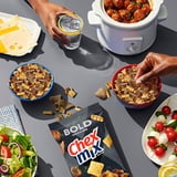 (4 pack) Chex Mix Bold Garlic and Herb Snack Mix, Family Size, Snacks, 13.5 oz