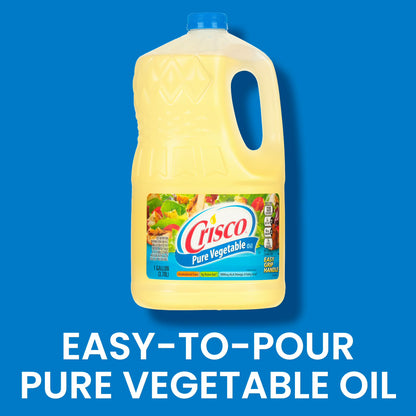 Crisco Pure Vegetable Oil, Cooking Oil, 1 gal