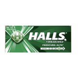 Mexican Halls Yerba Buena Spearmint Flavor (12 pack) Original Classic Edition version mexicana 12 individually Sealed Packs with 9 pieces hard candy dulce macizo