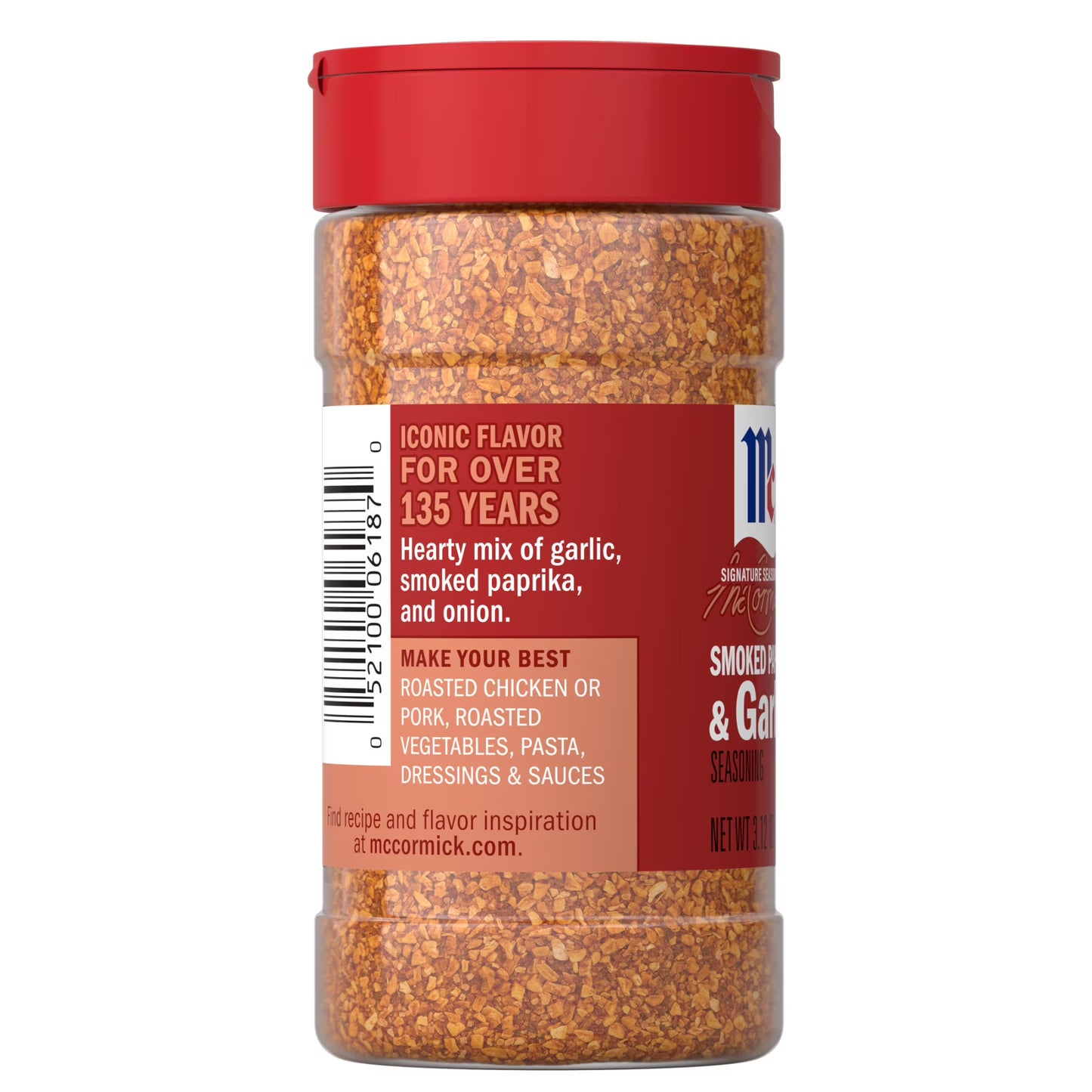 McCormick Smoked Paprika and Garlic Seasoning, 3.12 oz Bottle