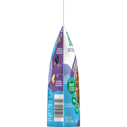 Kashi Gut Health Blueberry Almond Granola, Prebiotics and High Fiber Bag, 8 oz
