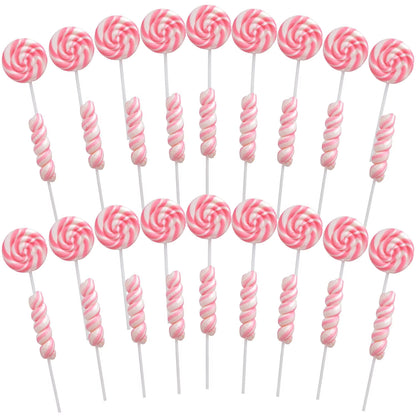 Pink Swirl and Twist Lollipops, Birthday Party Candy, 36 Count, 15.24 Ounce Box