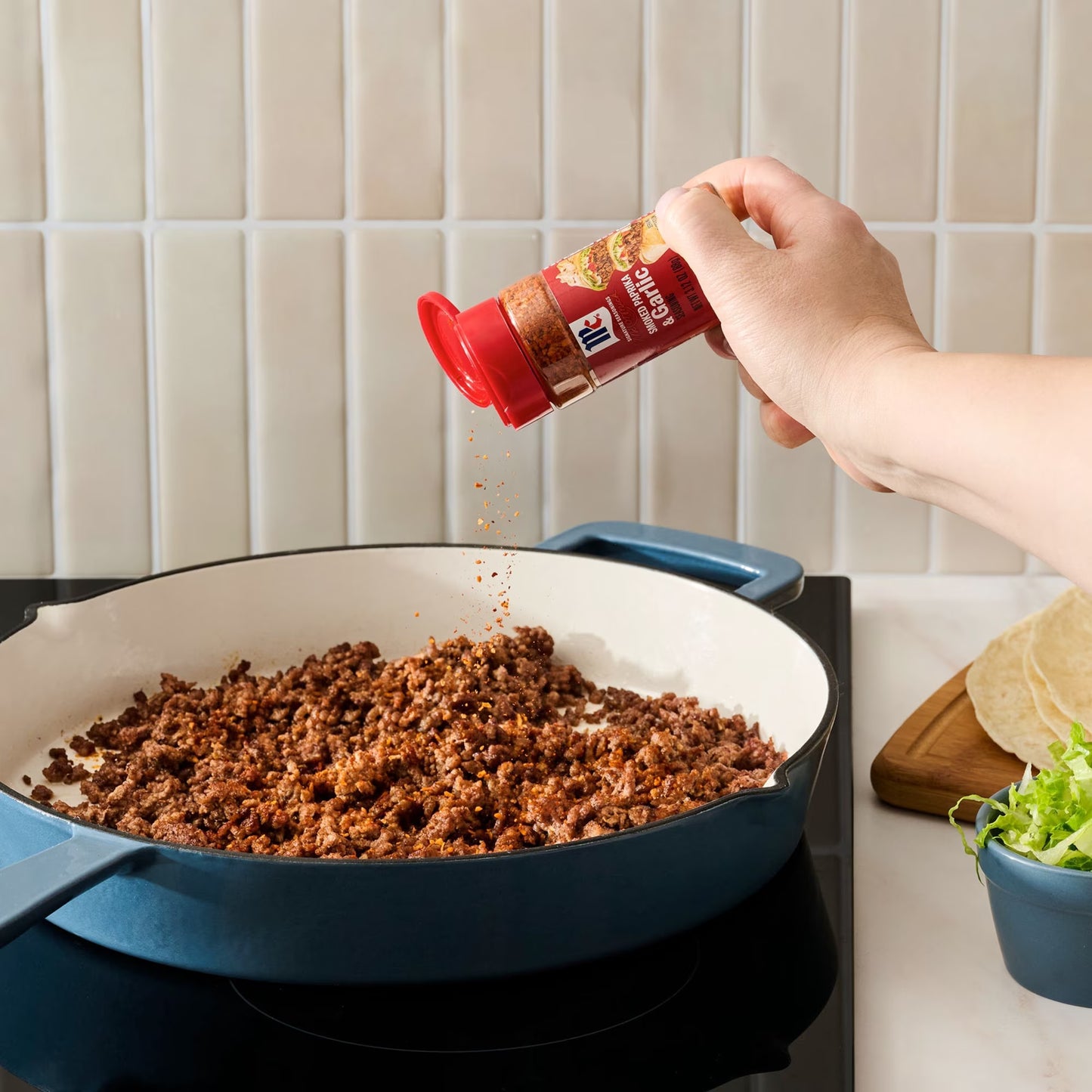 McCormick Smoked Paprika and Garlic Seasoning, 3.12 oz Bottle