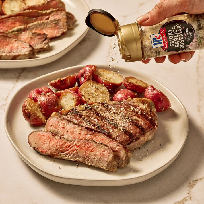 McCormick Smoky Garlic and Rosemary Finishing Salt, 3.88 oz Bottle