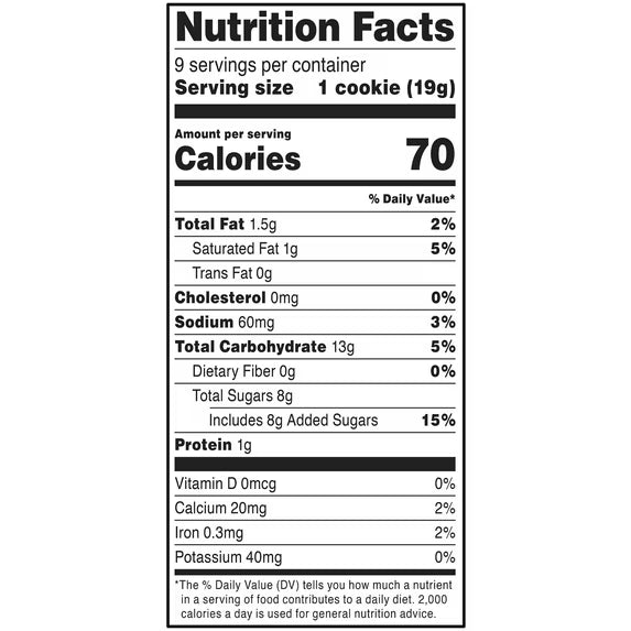 bettergoods Soft Baked Cinnamon Roll Cookies, 6 oz