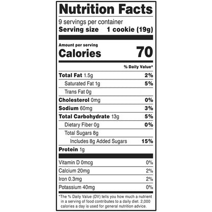 bettergoods Soft Baked Cinnamon Roll Cookies, 6 oz