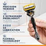 Gillette Fusion5 ProGlide Shield Power Men's Razor Handle With 1 Blade Refill
