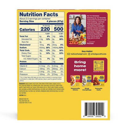 Feel Good Foods Gluten Free Three Cheese Mini Pizza Bagels - 7 Ounce