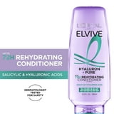 L'Oreal Paris Elvive Hyaluron Pure Moisturizing Hair Conditioner for Oily Hair, 13.5 fl oz