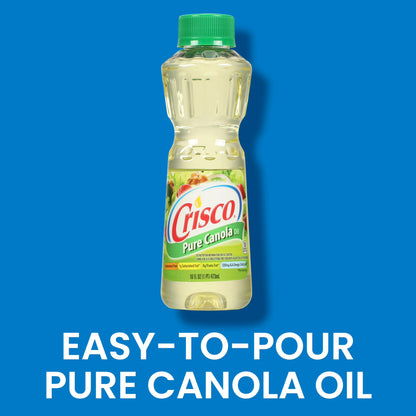 Crisco Pure Canola Oil, Cooking Oil, 16 fl oz