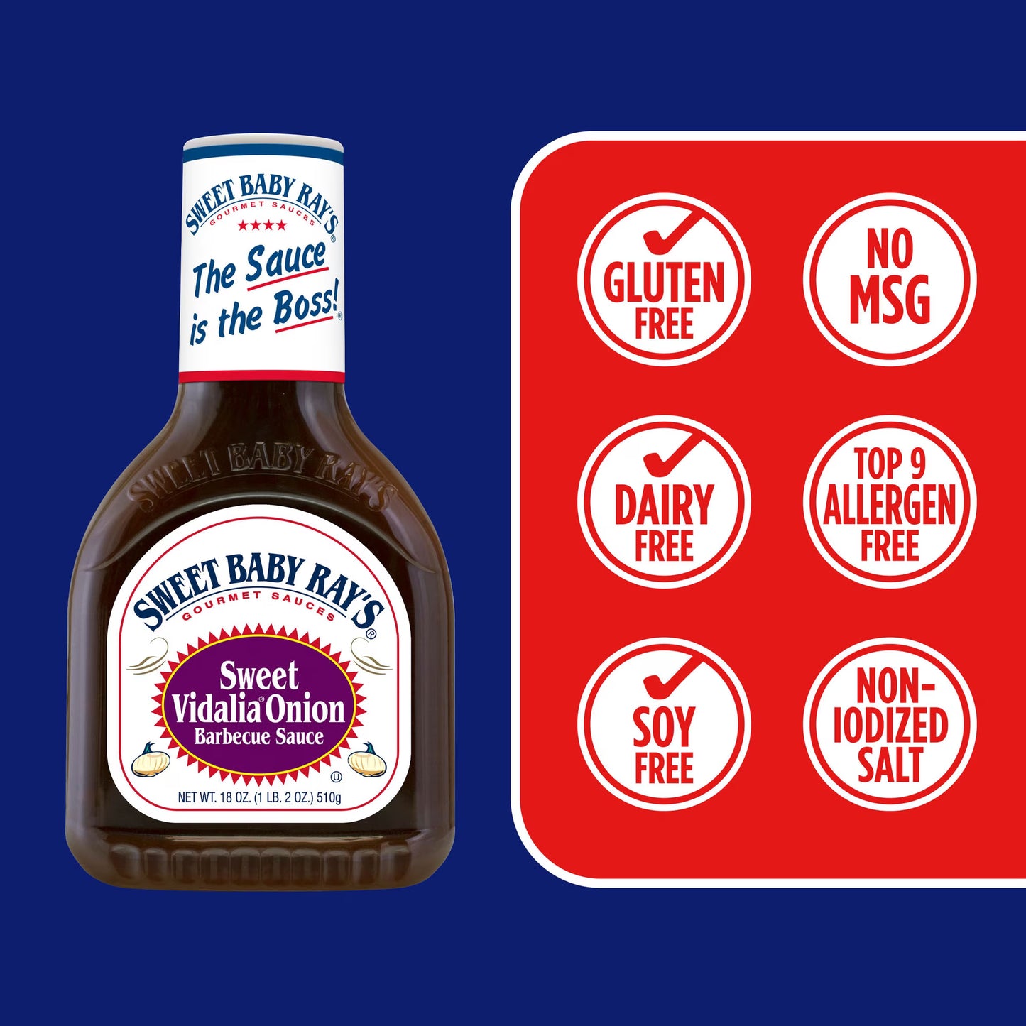 Sweet Baby Ray's Sweet Vidalia Onion Barbecue Sauce 18 oz